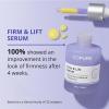 imagegoPure Actives Firm ampamp Lift Serum  AntiAging Serum with Retinol for more Smooth EvenTexture and Glowing Skin and Antioxidant Bakuchiol for Collagen Support and FirmerLooking Skin  1 fl oz