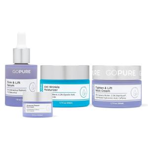 imagegoPure  Ultimate Firming Set  Neck Eye Anti Wrinkle Creams and Firm ampamp Lift Serum