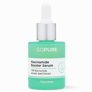 imagegoPure 10 Niacinamide Serum Booster  Redness Reducing Skin Care Reduces the Look of Skin Discoloration and Large Pores in Soothing Formula with Natural Extracts to Even Skin Tone  1 fl ozNew Packaging
