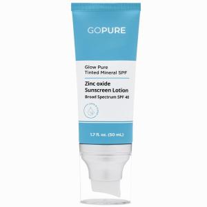 imagegoPure Glow Pure Tinted Mineral SPF 40 PA   Dermatologisttested Face Sunscreen  Tinted Moisturizer with SPF  Protected Glowing Skin  No artificial fragrance ReefFriendly ampamp Natural Sunscreen